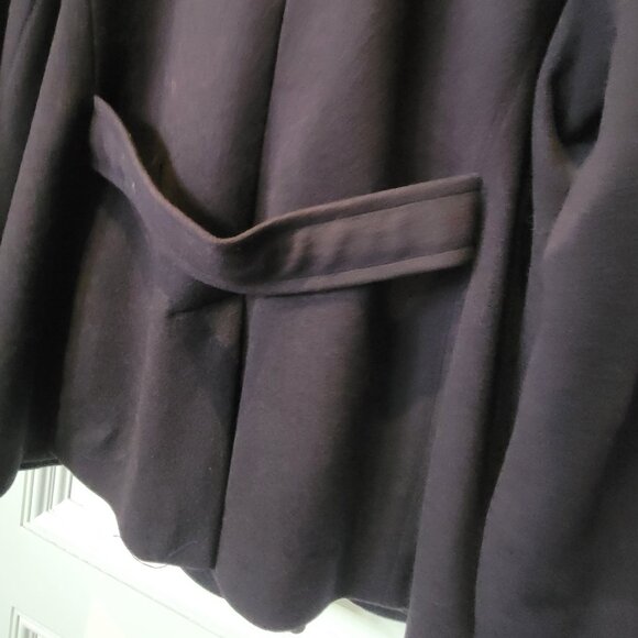 Lands End Wool Blend Peacoat - Picture 7 of 16